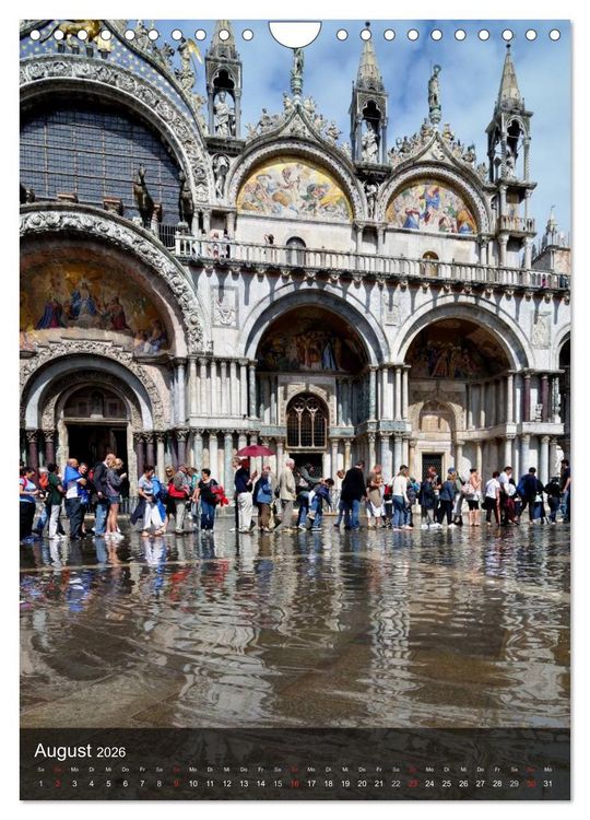 Produktbild: Fotografischer Streifzug durch Venedig (Wandkalender 2026 DIN A4 hoch), CALVENDO Monatskalender
