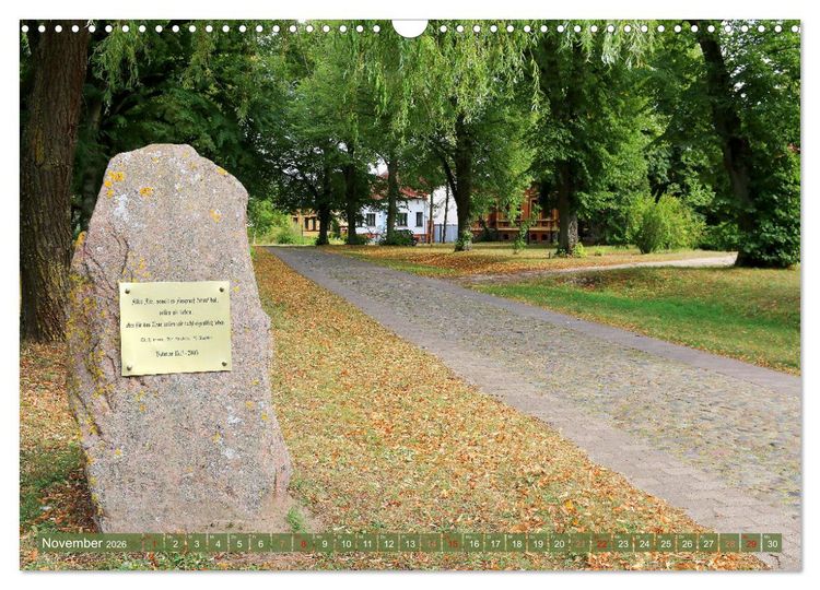 Produktbild: Brandenburg - Sch&ouml;ne Ausflugsziele n&ouml;rdlich von Berlin (Wandkalender 2026 DIN A3 quer), CALVENDO Monatskalender