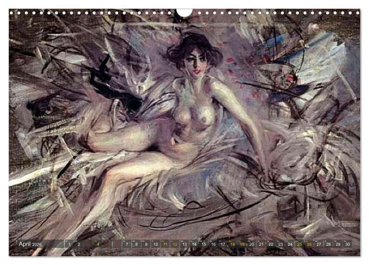 Produktbild: Liegende Sch&ouml;nheiten (Wandkalender 2026 DIN A3 quer), CALVENDO Monatskalender