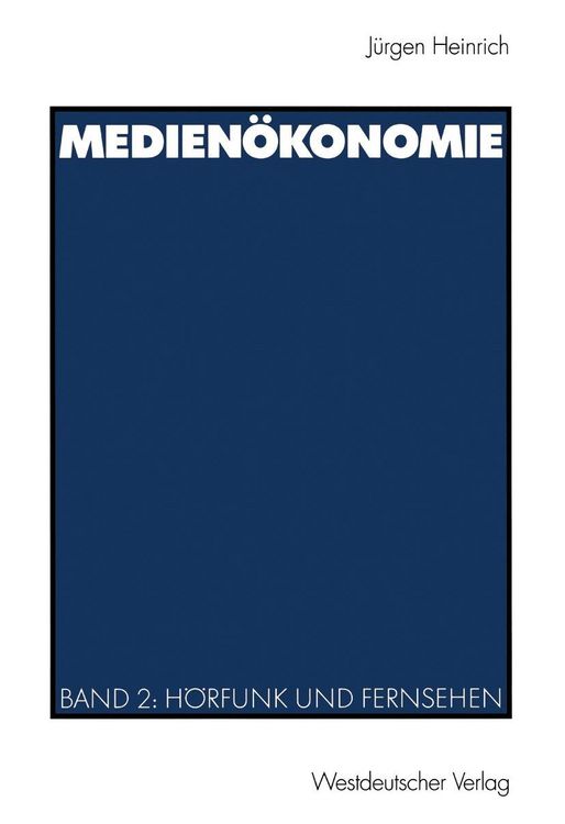 Produktbild: Medien&ouml;konomie