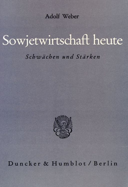 Produktbild: Sowjetwirtschaft heute.