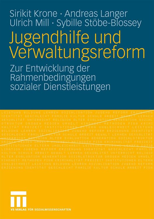 Produktbild: Jugendhilfe und Verwaltungsreform