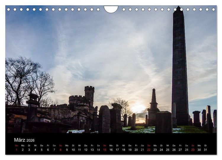 Produktbild: EDINBURGH. Blick. Licht. Wetter. (Wandkalender 2026 DIN A4 quer), CALVENDO Monatskalender