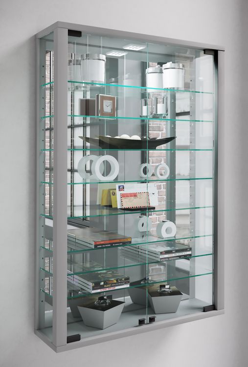 Produktbild: Wandvitrine Glasvitrine Vitrosa Mini Spiegel