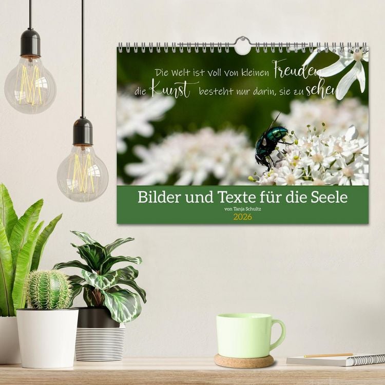Produktbild: Bilder und Texte f&uuml;r die Seele (Wandkalender 2026 DIN A4 quer), CALVENDO Monatskalender