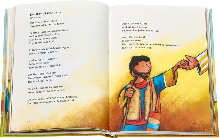 Produktbild: Die gro&szlig;e Kinderbibel f&uuml;r alle. Die bekanntesten Geschichten aus der Bibel f&uuml;r Kinder erz&auml;hlt. Originell & farbenfroh illustriert. Ab 6 Jahren oder zum Vorlesen in der Familie, Kita & Grundschule