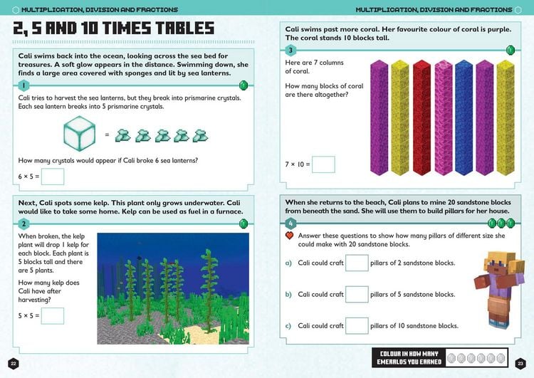 Produktbild: Minecraft Maths Ages 6-7