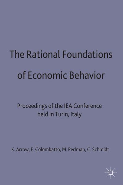 Produktbild: The Rational Foundations of Economic Behaviour