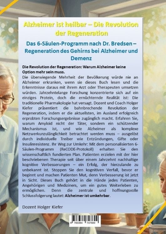 Produktbild: Alzheimer ist heilbar: Die Revolution der Regeneration