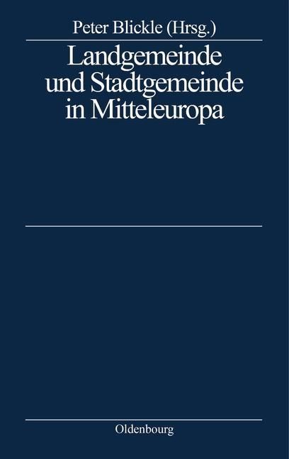 Produktbild: Landgemeinde und Stadtgemeinde in Mitteleuropa