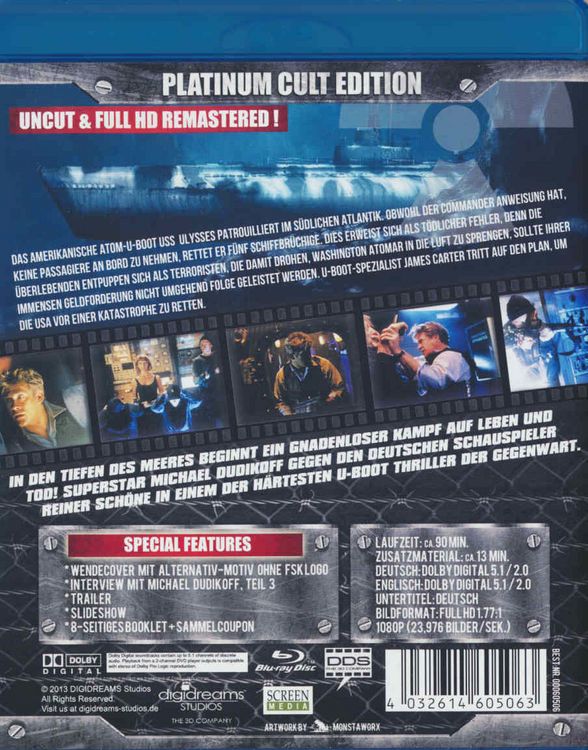 Produktbild: Crash Dive - Uncut/Platinum Cult Edition