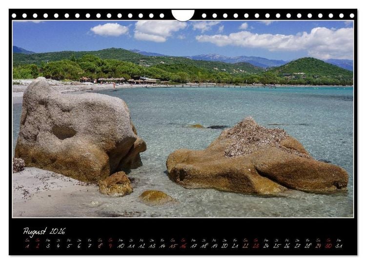 Produktbild: Korsika - Insel rauer Sch&ouml;nheit (Wandkalender 2026 DIN A4 quer), CALVENDO Monatskalender