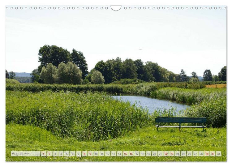 Produktbild: Natur-Paradies Mecklenburgische Schweiz (Wandkalender 2026 DIN A3 quer), CALVENDO Monatskalender