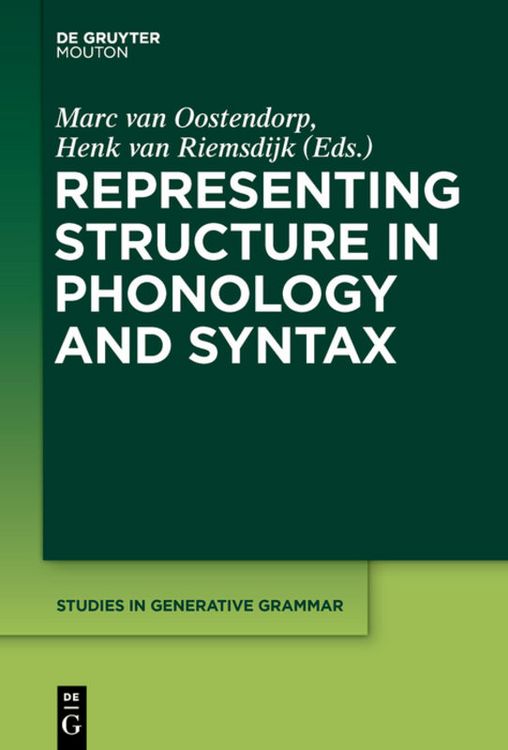 Produktbild: Representing Structure in Phonology and Syntax