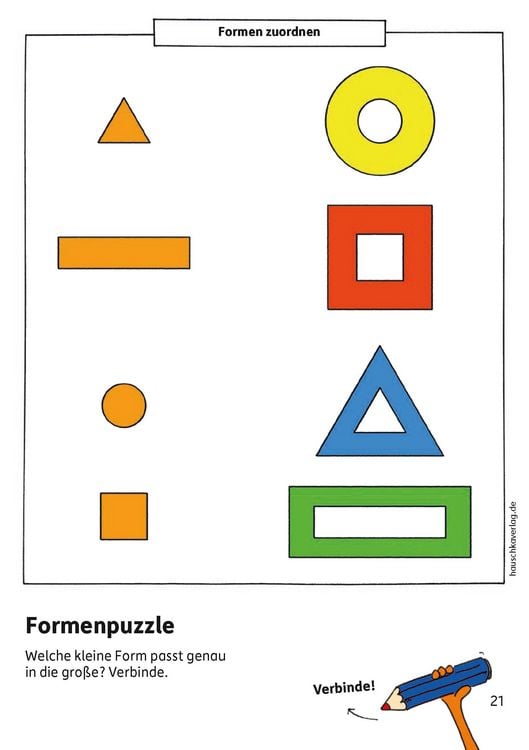 Produktbild: Kindergartenblock ab 3 Jahre - Meine ersten R&auml;tsel und Denkspiele