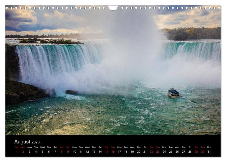 Produktbild: Niagara Falls 2026 (Wall Calendar 2026 DIN A3 landscape), CALVENDO 12 Month Wall Calendar