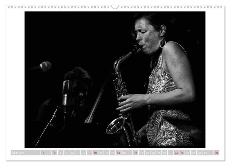 Produktbild: Jazz Ladies in der alten Schmiede (hochwertiger Premium Wandkalender 2026 DIN A2 quer), Kunstdruck in Hochglanz