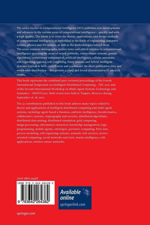Produktbild: Intelligent Distributed Computing IV