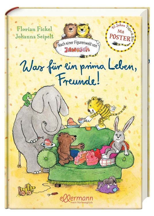 Produktbild: Nach einer Figurenwelt von Janosch. Was f&uuml;r ein prima Leben, Freunde!