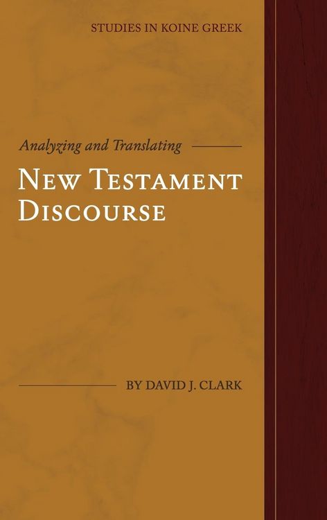 Produktbild: Analyzing and Translating New Testament Discourse