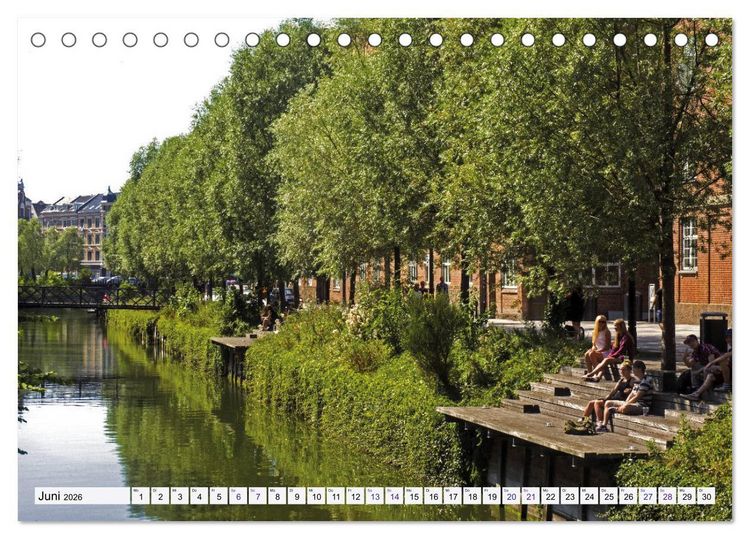 Produktbild: Aarhus: Stadt des L&auml;chelns - Kulturhauptstadt D&auml;nemarks (Tischkalender 2026 DIN A5 quer), CALVENDO Monatskalender