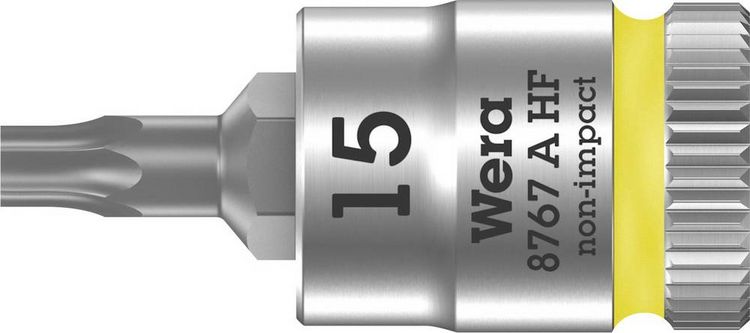Produktbild: Wera 8767 A 05003363001 Innen-Sechsrund (TX) Steckschl&uuml;ssel-Bit-Einsatz T 15 1/4" (6.3 mm)