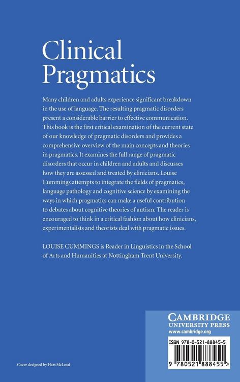Produktbild: Clinical Pragmatics