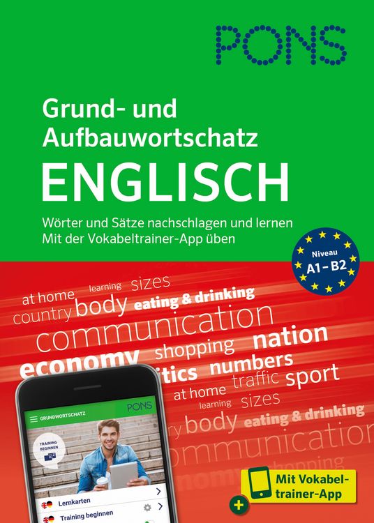 Produktbild: PONS Grund- und Aufbauwortschatz Englisch