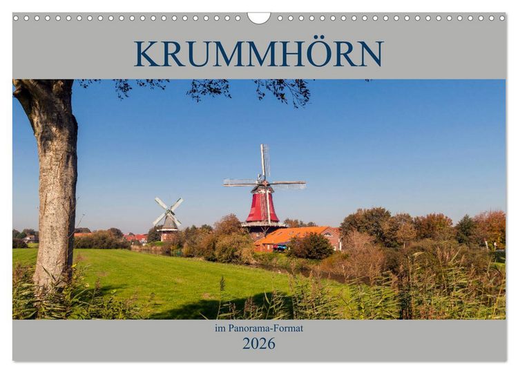 Produktbild: Krummh&ouml;rn im Panorama-Format (Wandkalender 2026 DIN A3 quer), CALVENDO Monatskalender