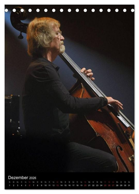 Produktbild: Jazz Momente - Kalender 2026 - (Tischkalender 2026 DIN A5 hoch), CALVENDO Monatskalender