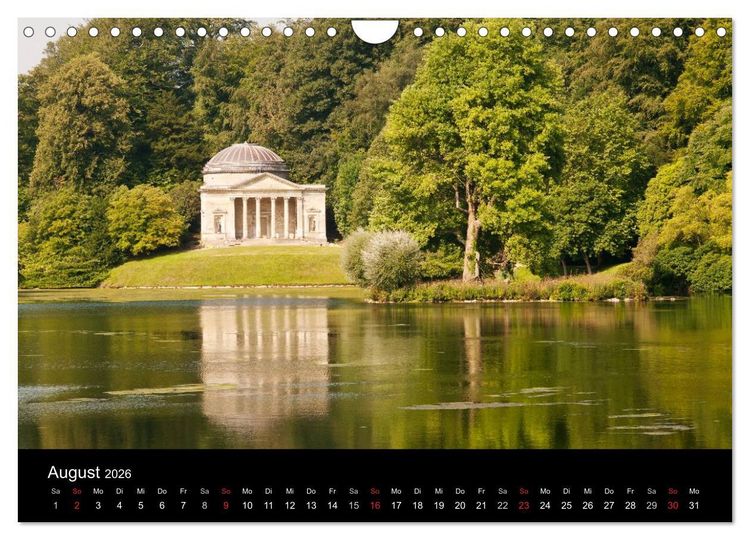Produktbild: S&uuml;denglische Landschaftsg&auml;rten (Wandkalender 2026 DIN A4 quer), CALVENDO Monatskalender