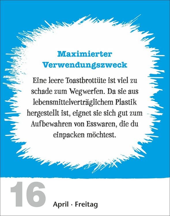 Produktbild: Lifehacks Tagesabrei&szlig;kalender 2027 - Der hilfreichste Kalender aller Zeiten