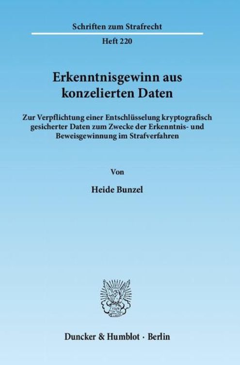 Produktbild: Erkenntnisgewinn aus konzelierten Daten.