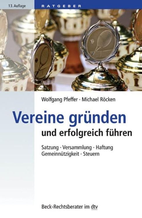Produktbild: Vereine gr&uuml;nden und erfolgreich f&uuml;hren