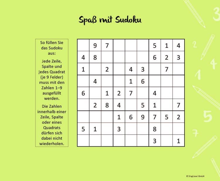 Produktbild: Einfache Sudokus f&uuml;r Senioren, die Spa&szlig; machen. R&auml;tsel-Spa&szlig;, Besch&auml;ftigung und Ged&auml;chtnistraining f&uuml;r Senioren. Auch mit Demenz. Gro&szlig;druck.