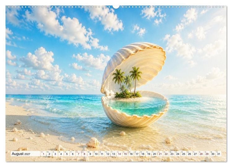 Produktbild: Fantastische Illusionen - Mystischer Kunstkalender (hochwertiger Premium Wandkalender 2027 DIN A2 quer), Kunstdruck in Hochglanz