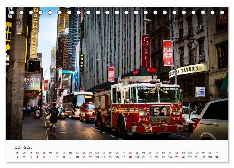 Produktbild: New York - Eine Weltstadt (Tischkalender 2026 DIN A5 quer), CALVENDO Monatskalender
