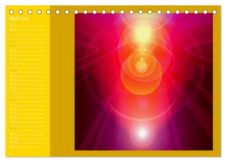 Produktbild: Licht-Portale 2026 (Tischkalender 2026 DIN A5 quer), CALVENDO Monatskalender