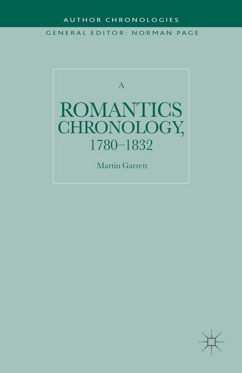 Produktbild: A Romantics Chronology, 1780-1832