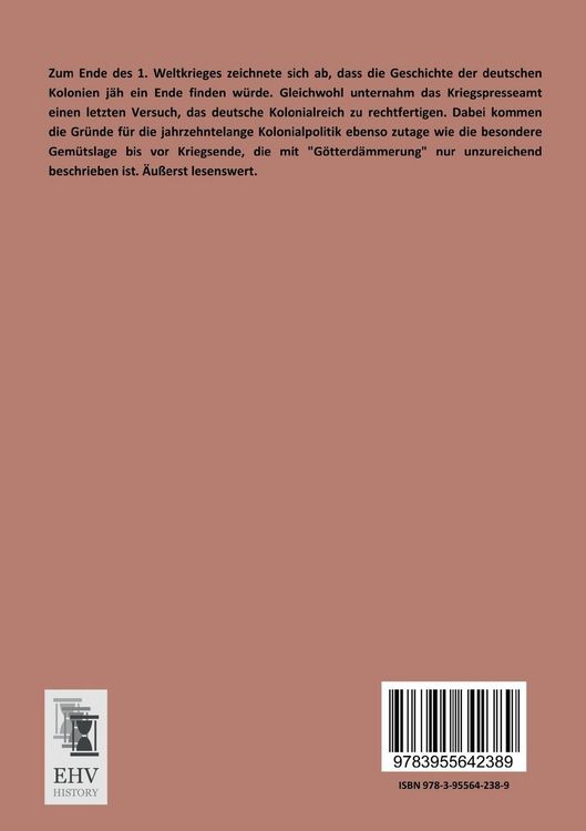 Produktbild: Deutsche Kolonien im Jahre 1918