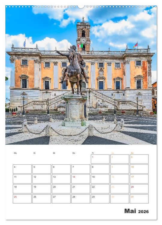 Produktbild: Rom - Kunst, Kultur und Geschichte (Wandkalender 2026 DIN A2 hoch), CALVENDO Monatskalender
