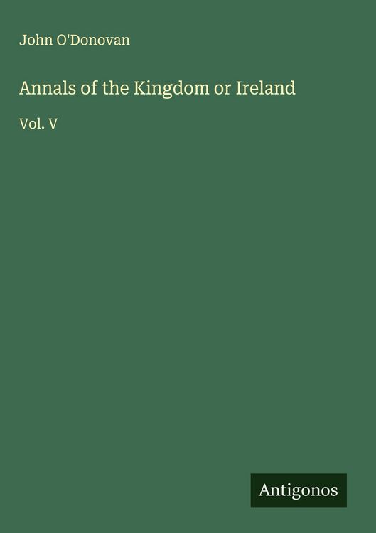 Produktbild: Annals of the Kingdom or Ireland