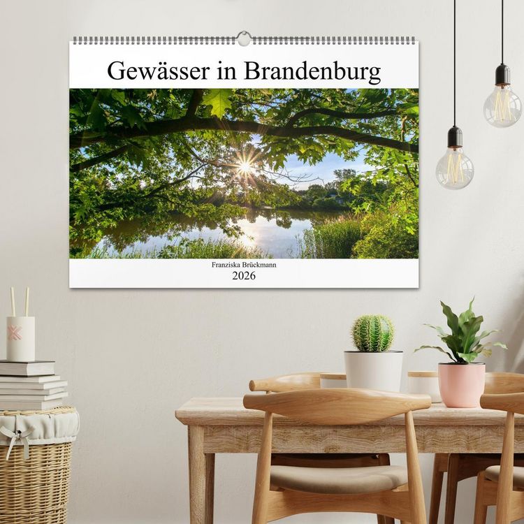 Produktbild: Brandenburgs Gew&auml;sser (Wandkalender 2026 DIN A2 quer), CALVENDO Monatskalender