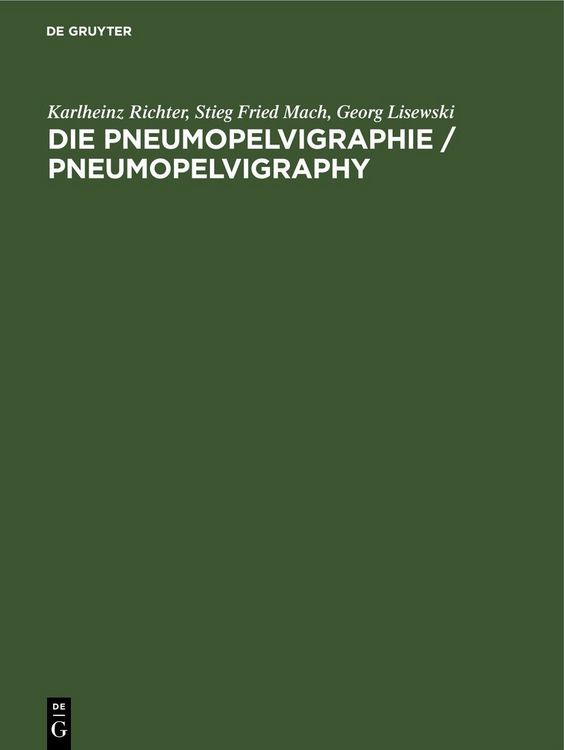 Produktbild: Die Pneumopelvigraphie / Pneumopelvigraphy