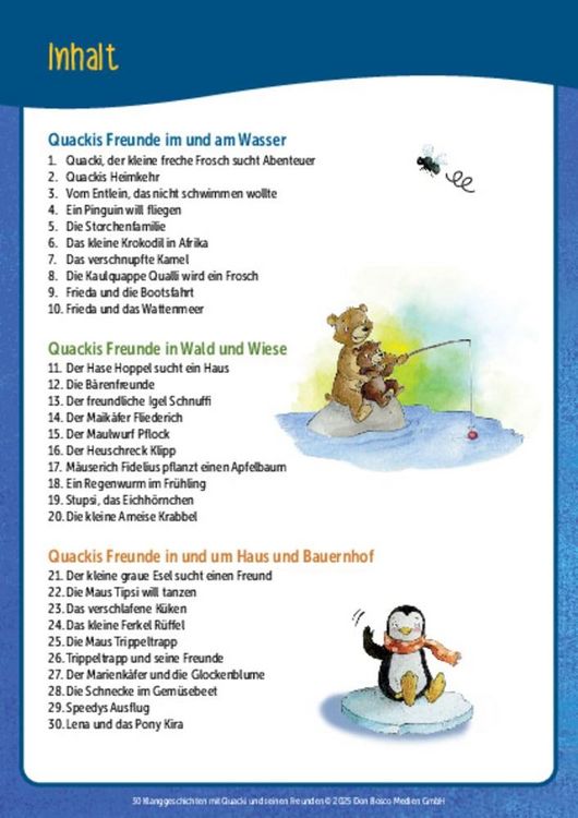 Produktbild: Klanggeschichten mit Quacki und seinen Freunden