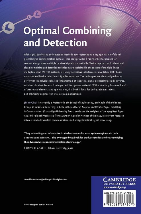Produktbild: Optimal Combining and Detection