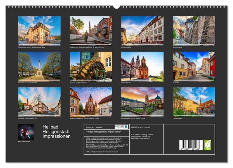 Produktbild: Heilbad Heiligenstadt Impressionen (hochwertiger Premium Wandkalender 2026 DIN A2 quer), Kunstdruck in Hochglanz