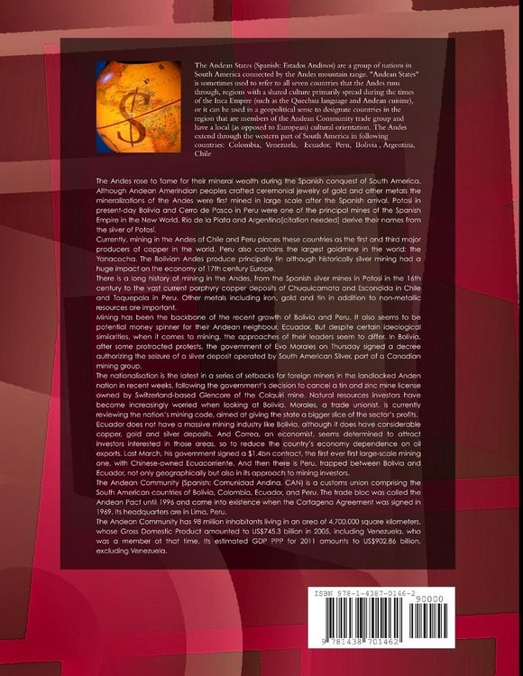 Produktbild: Andean Countries Mining Industry Handbook - Strategic Information and Regulations