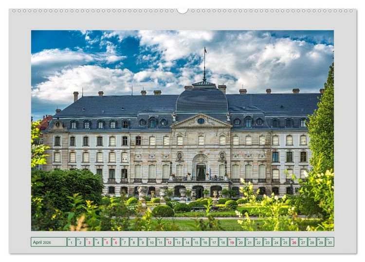 Produktbild: Schl&ouml;sser in Baden-W&uuml;rttemberg (hochwertiger Premium Wandkalender 2026 DIN A2 quer), Kunstdruck in Hochglanz