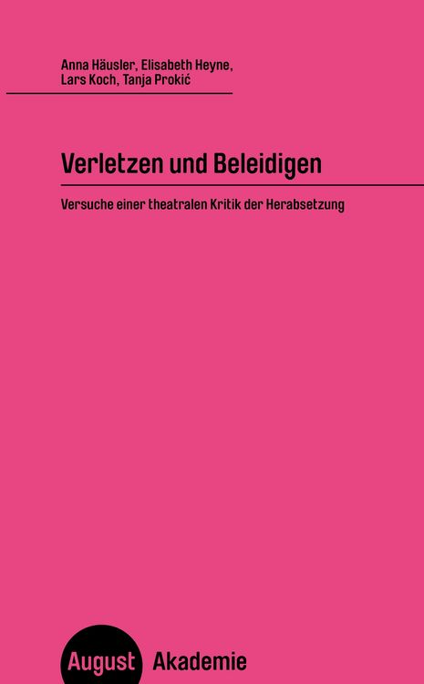Produktbild: Verletzen und Beleidigen